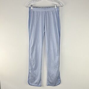 NWOT LAKE Pastel Blue Stripe Bottom Ultra Soft Plush Pima Cotton‎ PJ Bottom XS